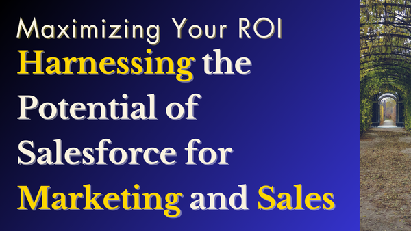 Maximizing Your ROI: Harnessing the Potential of Salesforce for Marketing and Sales